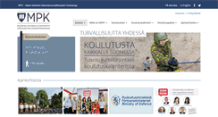 Desktop Screenshot of mpk.fi