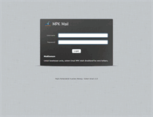 Tablet Screenshot of mail.mpk.gov.my